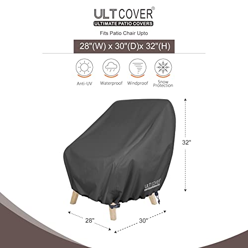 image for ULTCOVER Waterproof Patio Chair Cover – Outdoor Lounge Deep Seat Sin
