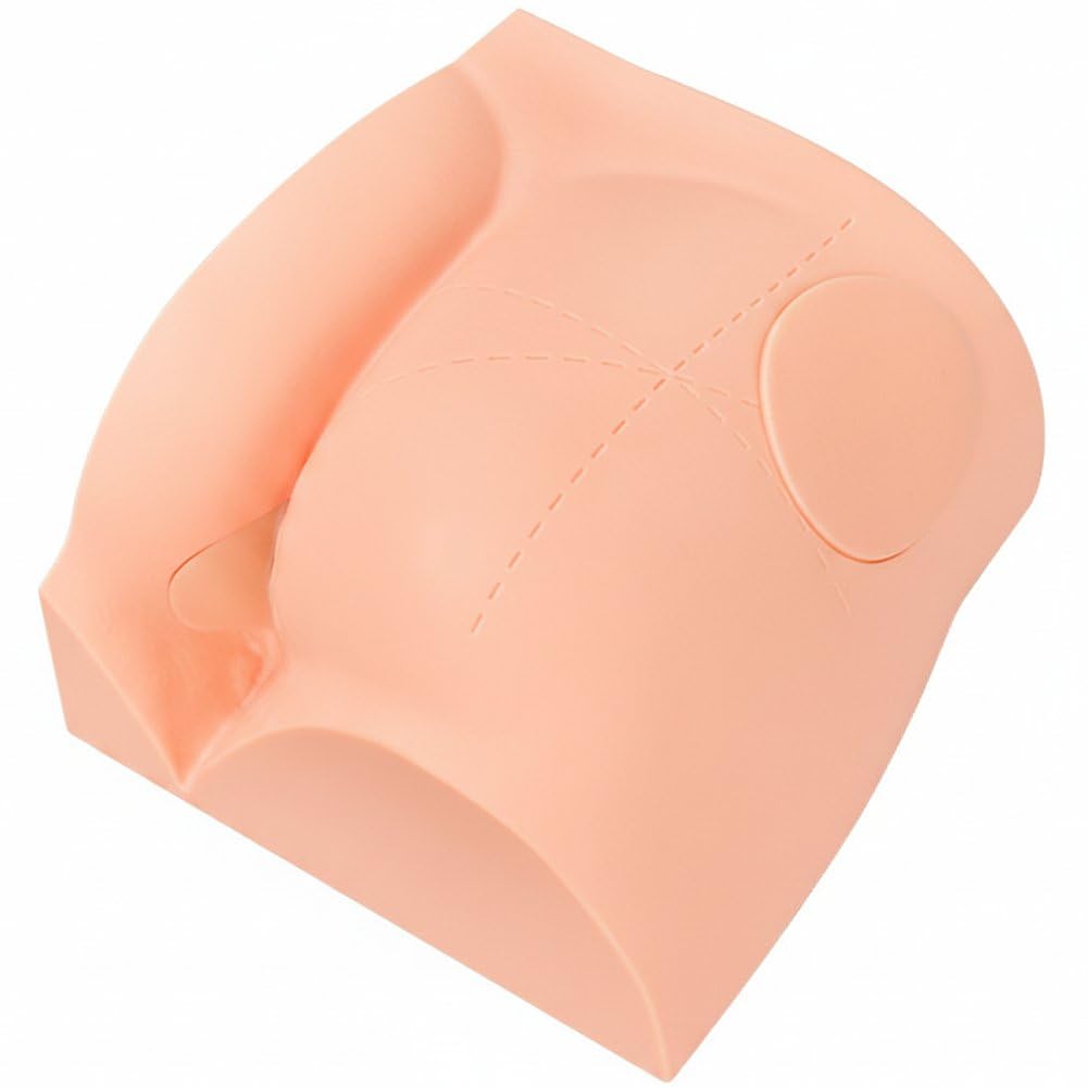 Hrippy Pvc Buttock Injection Model, Reusable Simulation Training Aid for Medical Nursing Student Skill Practice