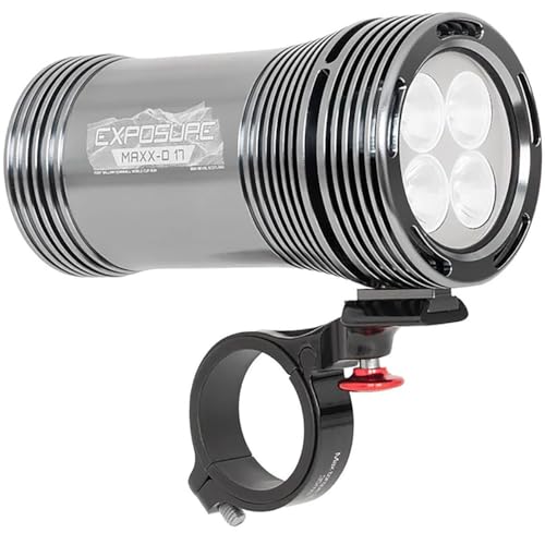 Exposure Lights MaXx-D 17, Bike Light, Gunmetal Grey, IP67 Waterproof,