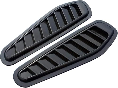 Prises d'air de voiture couvercle de ventilation de capot noir turbo