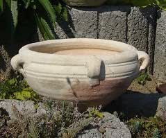 2er Set Pflanzschalen Aus Terracotta – ø 22 Cm & ø 30 Cm, Handgefertigt, Mit Abflussloch – Für Garten, Terrasse & Balkon