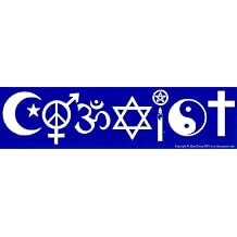 COEXIST Magnetic Bumper Sticker / Decal Magnet 11.5" by 3"