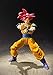 15Cm Dragon Ball Anime Figura SHF Soldado Super Saiyan Dios Modelos Super Red Goku Serie DBZ Estatua Coleccionable Juguetes Regalo