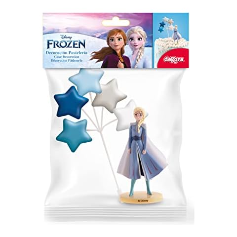 Dekora Frozen Elsa Birthday Cake Topper Set Cover