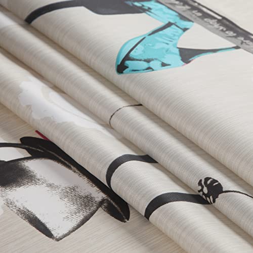 Ds Bath Fashionista Personalized Shower Curtain,Polyester Fabric Shower Curtain,Printed Shower Curtains For Bathroom,Waterproof Bathroom Curtains,72" W X 72" H #TOP3