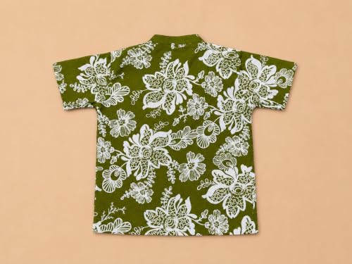 Image of A.T.U.N. (ALL THINGS UBER NICE) Boys 100% Cotton Printed Shirt | Half Sleeve Smart Casual Shirt for Kids | Soft Breathable Button Placket Top for Boys