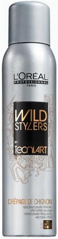 L'Oreal Professionnel WILD STYLERS Crêpage de Chignon mineral powder fixing hair spray 200ml tecni art