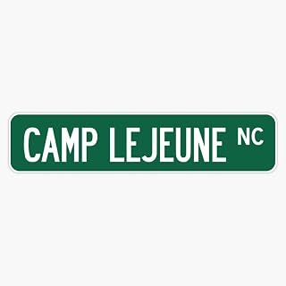 Magnet Camp Lejeune, NC Street Sign Magnetic Vinyl Decal Reusable 5"