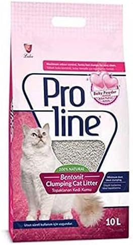 Proline Renkli ve Kokulu Bentonit Kedi Kumu, 10 L - Görsel 5