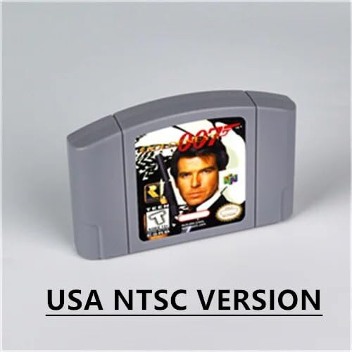 007 GoldenEye for 64 Bit Game reproduction Cartridge USA Version NTSC Format - Nintendo 64 - Very Good - Used Game