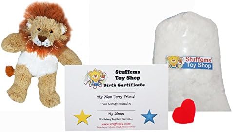 Stuffems Toy Shop Make Your Own Stuffed Animal Mini 8 Inch Dan D. Lion Kit - No Sewing Required! image 3