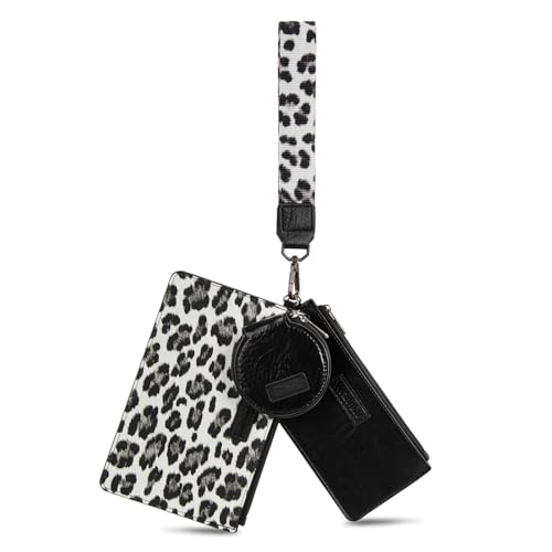 Image of Montana West X Wrangler Keychain Wallets for Women Dual Pouch Wristlet