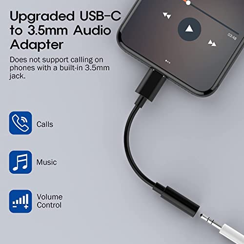 Apple-MFi-Certified-Type-C-to-35-mm-Audio-Jack-Connector-with-DAC-Headphone-Converter-Adapter-Compatible-with-iPhone-15-Pro-Max15-Pro15-Plus-Galaxy-S23S22S21S208-Other-Type-C-Phones