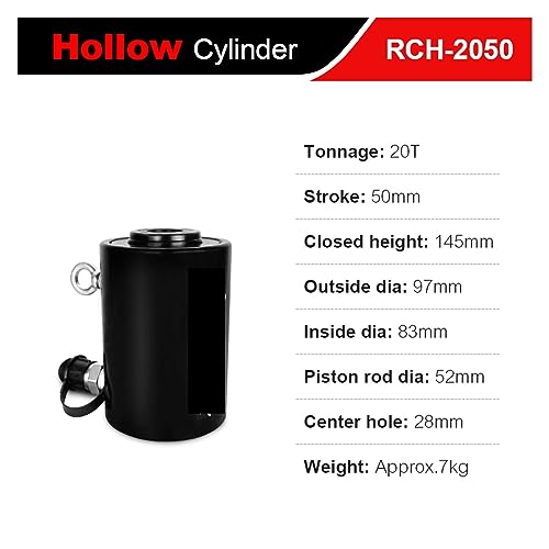 Cylindre creux hydraulique RCH-2050 pour débloquer les axes grippés - 3