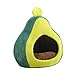 Baoblaze Cat Bed Gift No Slip Base Cute Warm Soft Tent Pet Bed for Indoor Cats All Seasons Small Pets Puppy, M