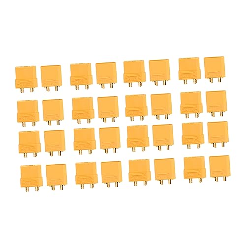 Connecteurs mâle et femelle jaune Gatuida pour brancher les batteries de modélisme