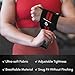 EVMT Premium Wrist Wraps (Red) – Heavy-Duty 18