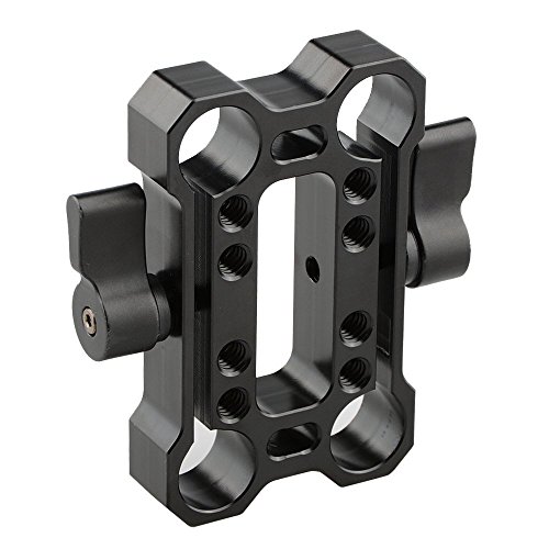 Image of CAMVATE 15mm Rod Offset Raiser Clamp for Shoulder Rig Railblock System