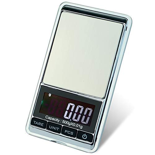 Báscula digital precisión 500g x 0.01g LCD miniatura 1