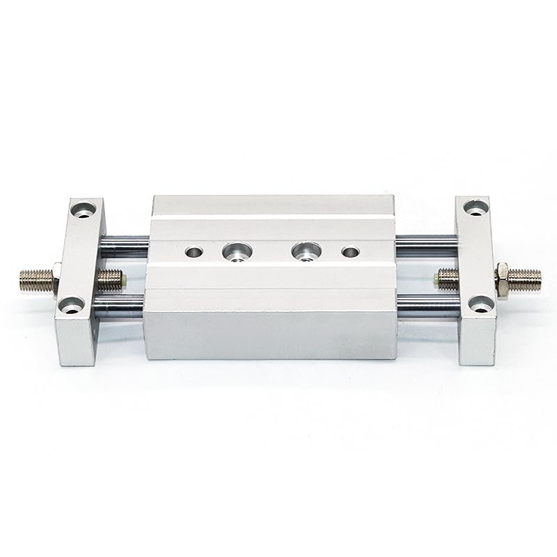 Vérin pneumatique STMB20 double axe et double tige avec course de 50mm