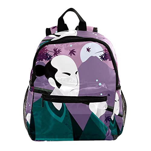 Sac à dos japonais Kendo bleu nuit enfant - Cadeau d'anniversaire original fille garçon