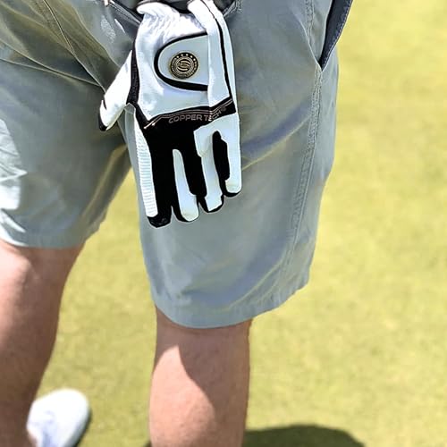 Copper Tech DE-YDJS-0319-4547 Men'S Golf Gloves (2 Pack) - Crafted With 100% Aaa Synthetic Leather thumb #6