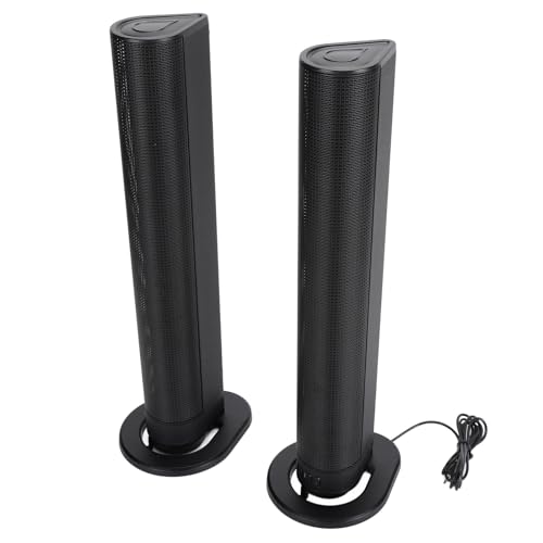 POENVFPO Soundbar Potente con Subwoofer 40W, Kit de Altavoces Inalámbricos para TV y PC, Sonido para Hogar, Entretenimiento, Fiestas y vídeojuegos