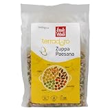 Baule volante Zuppa di campagna biologica - Cereali e legumi naturali - mix equilibrato di farro, orzo, miglio, lenticchie e piselli spezzati