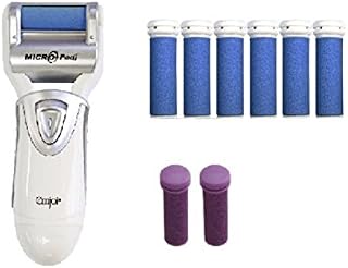 Emjoi Micro-Pedi Callus Remover w/Batteries & 8 Bonus Refill Rollers