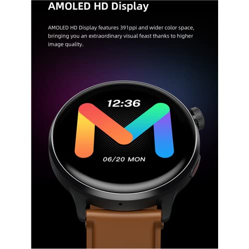 Mibro Relógio Inteligente Lite2, monitor de fitness HD DE 1.3