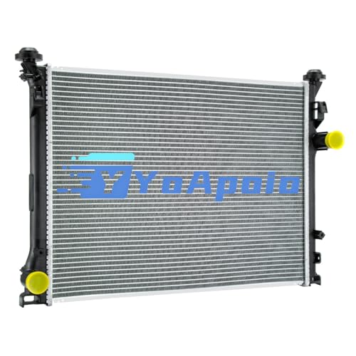 YoApoio Aluminum Core Radiator for 2009-2019 Dodge Charger Challenger Chrysler 300 3.6L 5.7L, 2010 2011 2012 2013 2014 2015 2016 2017 2018 Full Performance Aluminium Radiators
