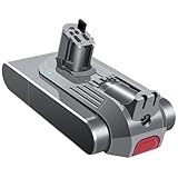 DTK Replacement for Dyson Button Click in Installation Style Battery V11 V15 SV15 SV16 SV22 970425-01, 970938-01 Vacuum Cleaner 25.2V 5000mAh (Not Fit for Fixing Styles with Screws)