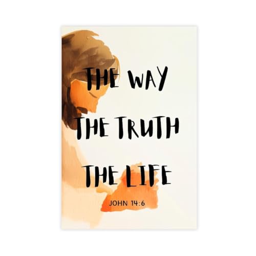 Image of ELKPDOE John Christian Art Jesus Is The Way The Truth The Life Poster