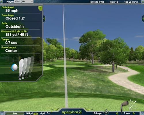 OptiShot 2 Golf Simulator for Home with Net and Mat | Golf in A Box