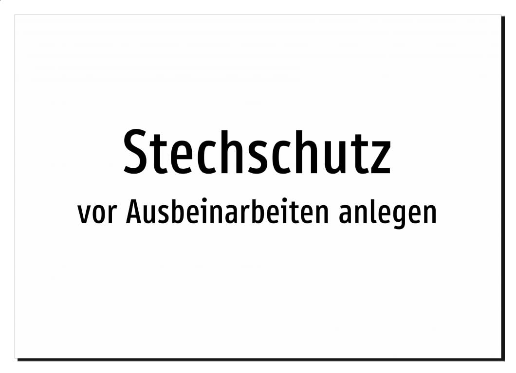42422-DE-T-08 | Stechschutz - vor Ausbeinarbeiten anlegen