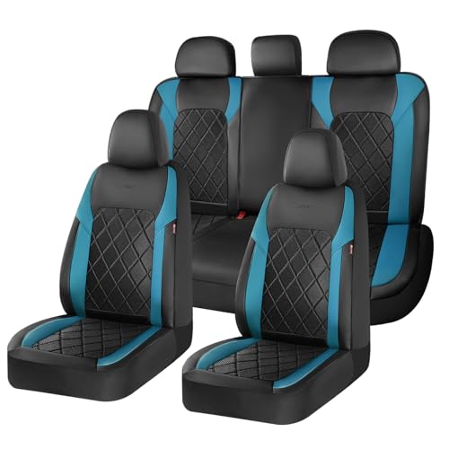 Image of Coverado Car Seat Covers, Seat Covers Full Set, 5 Seats Automotive Seat Cover, Mesh Breathable Seat Protectors, Universal Fit for Most Cars