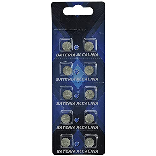 Baterias Alcalina Ag10 / Lr1130 1.5v Cartela Com 10 Unidades