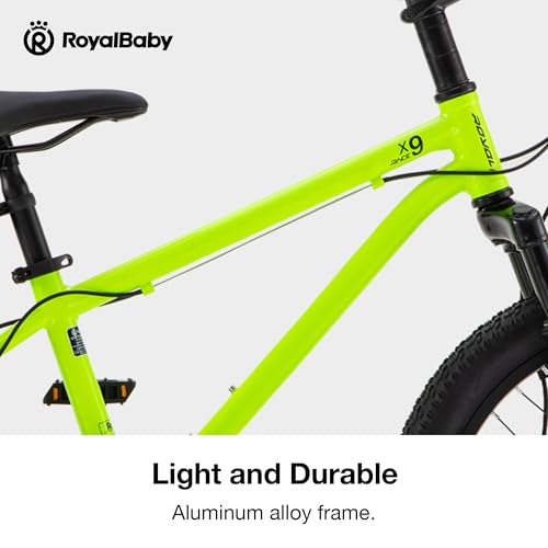 Image of RoyalBaby Kids Mountain Bike for Boys and Girls, Ultra-Light Aluminum 20-26 Inch Wheel Bicycle for 6-14 Years Old Children, 7 /21-Speeds Drivetrain
