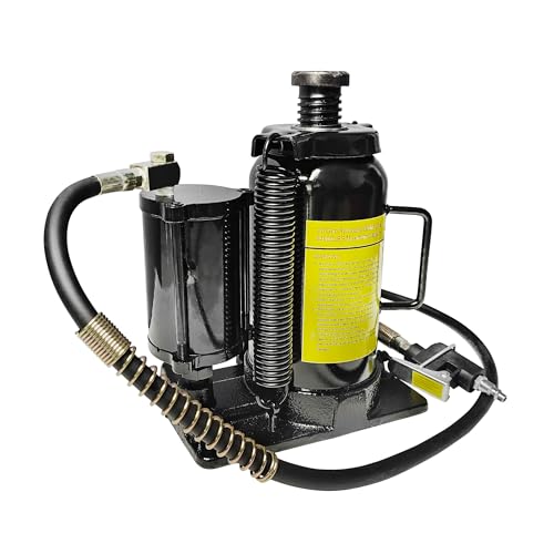 IMOOA 20T Air Hydraulic Bottle Jack with Manual Handle and Air Pump for Pickup Truck Car