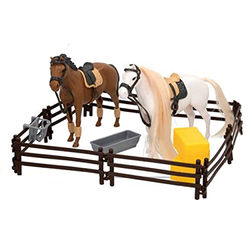 Hogar y Mas CUADRA Caballos Set 2 Juguete Infantil