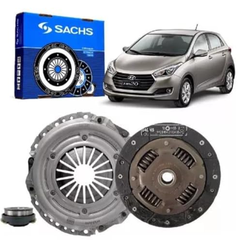 Kit Embreagem (Plato/Disco/Rolamento), Cinza, 180 mm, Sachs