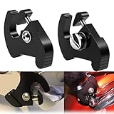 Motorcycle Detachable Rotary Mounting Sissy Bar Latch Clips Kit Compatible with Harley Davidson Touring Softail Dyna Sportster Road King Glide Electra Street Glide 1200 883 1986-2023