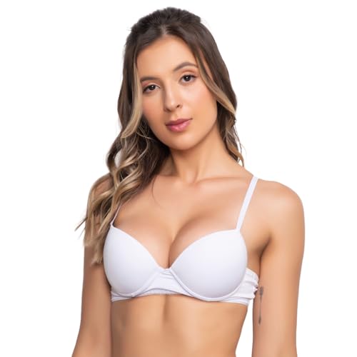 ART ÍNTIMA - Sutiã Básico Em Microfibra Com Bojo Comum - Moda Íntima - Modelo Tradicional - Estilo C