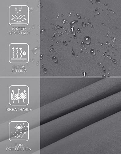 Surenow Men'S Hiking Cargo Shorts Lightweight Quick-Dry Shorts Summer Outdoor Fishing Shorts Camping Travel Shorts For Men Grey thumb #4