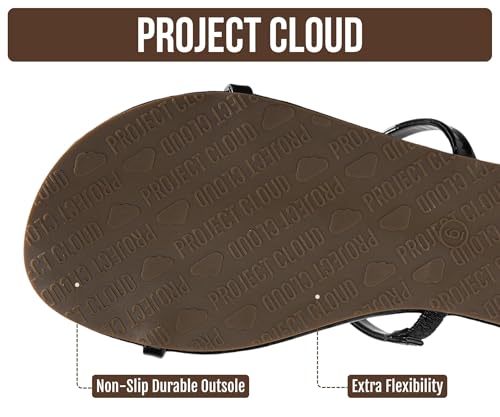 Image of Project Cloud Summer Sandals for Women with Memory Foam Insole (Transition) | Memory Foam Insole; Beach Flip Flops; Non-Slip Sole; Lightweight Double Straps; Summer Sandals for Women; Everyday Comfort