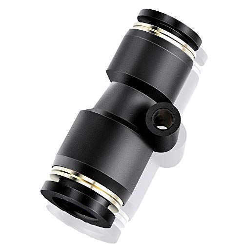 Tailonz Pneumatic Straight Reducing 3/8" Tube Od X 1/4" Tube Od Tube Od Push To Connect Tube Fittings Push Lock Pg3/8-1/4 (Pack Of 10) #TOP4
