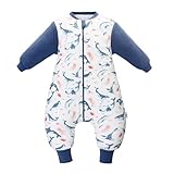 pijama manta amazon Saco de Dormir con Pies: La característica única de nuestro saco de dormir son las piernas separadas, que facilitan los movimientos del bebé. Pueden gatear, pararse y jugar fácilmente mientras se mantienen calientes. Las piernas flojas le dan al bebé más espacio para moverse