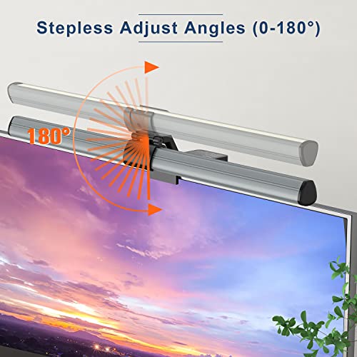 Computer Monitor Light, Screen Light Bar E-Reading Led Task Lamp With No Glare On Screen, Space Saving Monitor Lamps For Home/Office/Gaming/Desk, Adjustable Brightness/Color Temperature Reading Light #TOP4