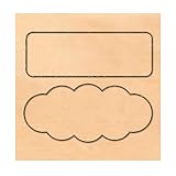 Material: el troquel de corte está hecho de base de madera natural y cuchillo de metal, sólido, duradero y no se deforma fácilmente.