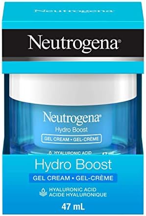 Neutrogena Hydro Boost Face Moisturizer with Hyaluronic Acid for Dry Skin, Oil-Free and Non-Comedogenic Water Gel Face Lotion, 47mL